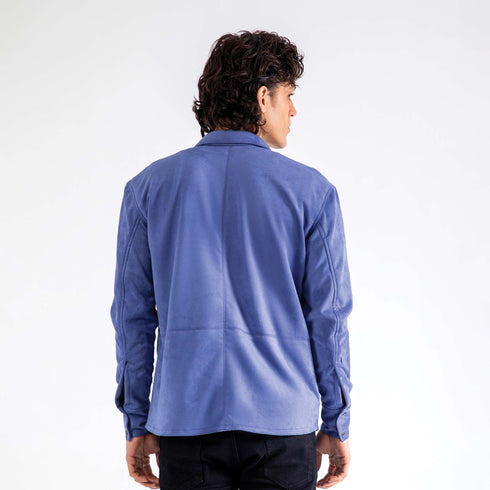 CLASSIC SUEDE BUTTON DOWN SHIRT